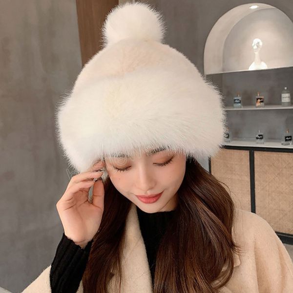 fluffy faux fur cap women thick warm pompom cap female fashion winter hat windproof snow cap bomber hats skull beanie, Blue;gray
fluffy faux fur cap women thick warm pompom cap female fashion winter hat windproof snow cap bomber hats skull beanie, Blue;gray