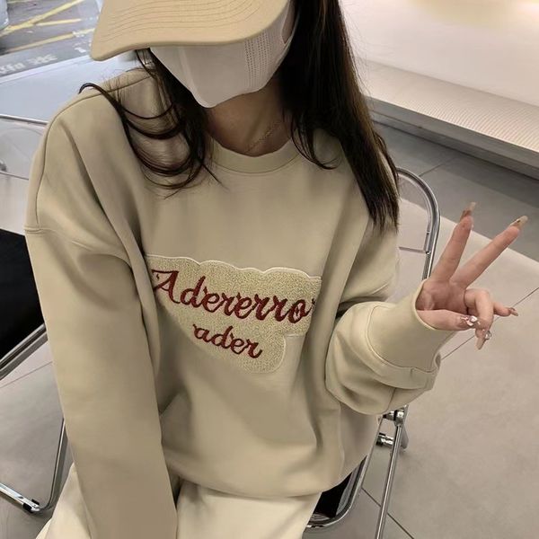 ader error women's hoodies american retro plush sweater women's autumn and winter fashion label patch loose round neck long sleeve, Black
ader error women's hoodies american retro plush sweater women's autumn and winter fashion label patch loose round neck long sleeve, Black