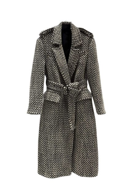 autumn and winter minimalist british style retro texture super thick three-dimensional long coat, Black
autumn and winter minimalist british style retro texture super thick three-dimensional long coat, Black