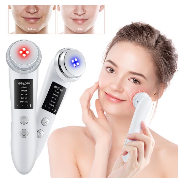face care devices 5 modes beauty device red blue light therapy skin rejuvenation tightening eye cleansing lift massager 221208
face care devices 5 modes beauty device red blue light therapy skin rejuvenation tightening eye cleansing lift massager 221208