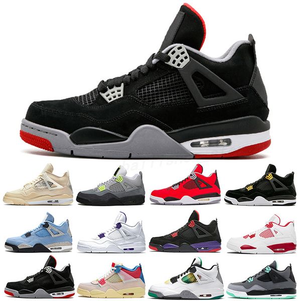 2022 custom wholesale jumpman 4 4s men womens basketball shoes white cement cactus jack neon court purple bred mens trainers sports sneakers, Black
2022 custom wholesale jumpman 4 4s men womens basketball shoes white cement cactus jack neon court purple bred mens trainers sports sneakers, Black