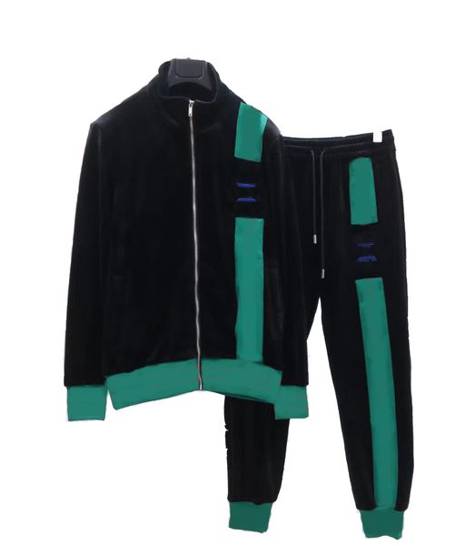 22ss men designer tracksuit red green stripe embroidery letters logo velvet set with sportswear track suit jogging sweat training suits, Gray
22ss men designer tracksuit red green stripe embroidery letters logo velvet set with sportswear track suit jogging sweat training suits, Gray
