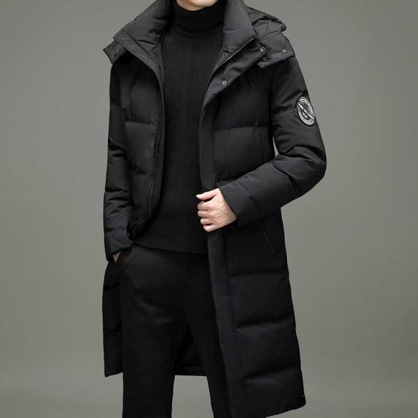 down jacket men's 2022 winter double head open knee length warm coat for young and middleaged people, Black
down jacket men's 2022 winter double head open knee length warm coat for young and middleaged people, Black