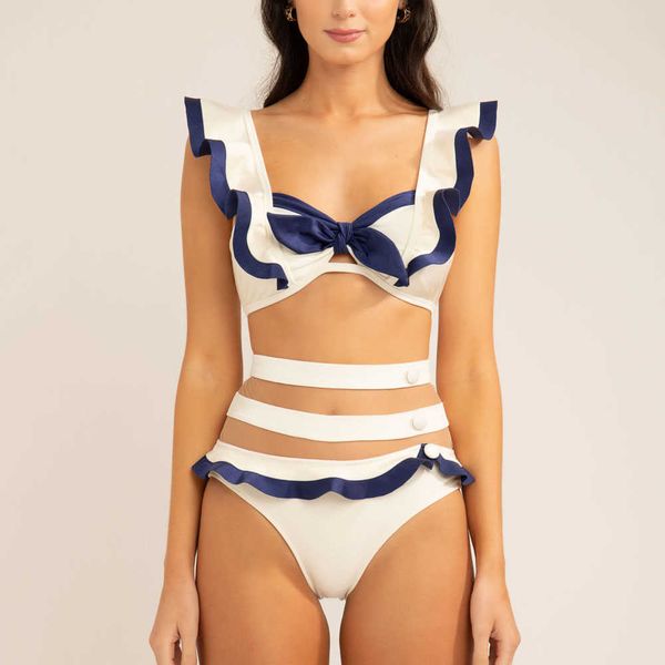 swim wear ruffled split bikini set fashion solid blue stripes high waist thong underwear white women's suit surf wear for girls 2022 ne
swim wear ruffled split bikini set fashion solid blue stripes high waist thong underwear white women's suit surf wear for girls 2022 ne