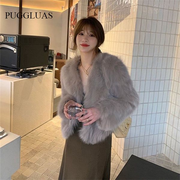 women s leather faux winter fashion fur coat women korea warm feather coats loose short outercoat lady party elegant outfits 221208, Black
women s leather faux winter fashion fur coat women korea warm feather coats loose short outercoat lady party elegant outfits 221208, Black