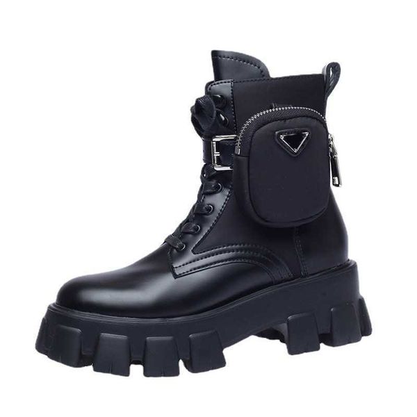 boots women's 2022 autumn and winter new thick bottom pocket motorcycle boots, Black
boots women's 2022 autumn and winter new thick bottom pocket motorcycle boots, Black