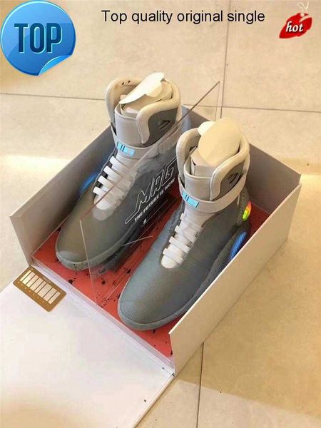 2020 automatic laces air mag back to the future glow in the dark gray basketball shoes marty mcfly's led shoes lighting mags black red
2020 automatic laces air mag back to the future glow in the dark gray basketball shoes marty mcfly's led shoes lighting mags black red