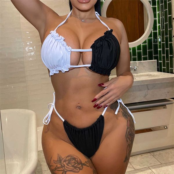 swim wear halter splicing pleated ruched bikini 2022 women swimwear female swimsuit two-pieces bikini set bather bathing suit swim t221208
swim wear halter splicing pleated ruched bikini 2022 women swimwear female swimsuit two-pieces bikini set bather bathing suit swim t221208