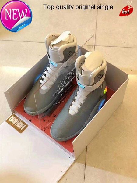 2023 2020 automatic laces air mag back to the future glow in the dark gray basketball shoes marty mcfly's led shoes lighting mags black
2023 2020 automatic laces air mag back to the future glow in the dark gray basketball shoes marty mcfly's led shoes lighting mags black