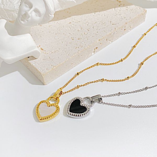 wholesale love necklace pendant titanium steel fashion heart shaped pendant jewelry double-sided versatile, Silver
wholesale love necklace pendant titanium steel fashion heart shaped pendant jewelry double-sided versatile, Silver