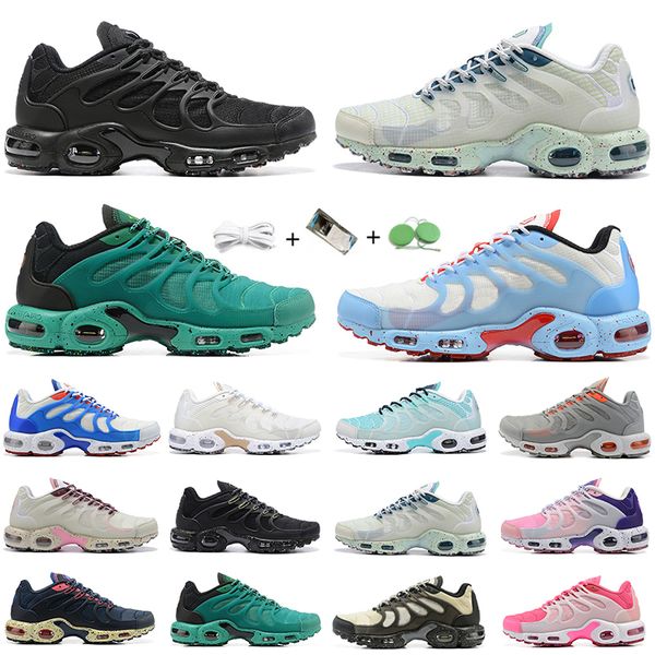 2023 men women running shoes tn plus 3 terrascape triple black white atlanta hyper sky blue fury jade laser wolf grey mens outdoor trainers
2023 men women running shoes tn plus 3 terrascape triple black white atlanta hyper sky blue fury jade laser wolf grey mens outdoor trainers