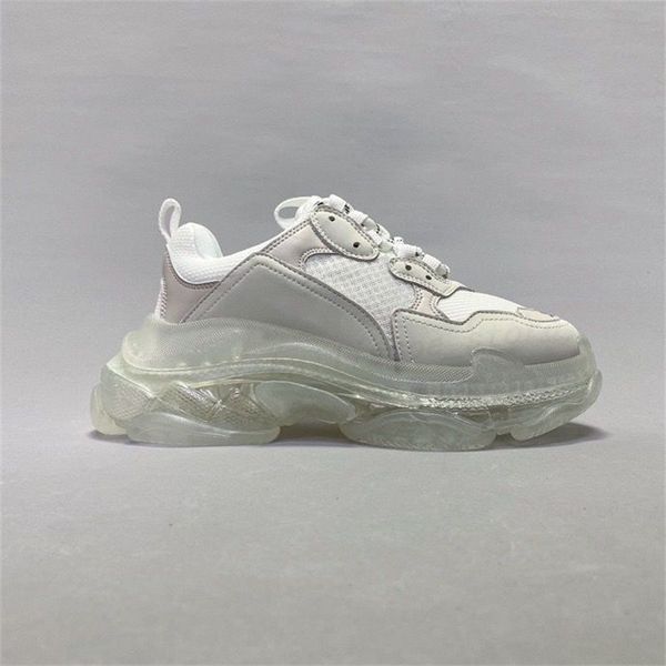 17fw pairs clear sole triple s casual shoes sneakers men women fashion crystal bottom designer trainers old dad shoe white black green pink
17fw pairs clear sole triple s casual shoes sneakers men women fashion crystal bottom designer trainers old dad shoe white black green pink