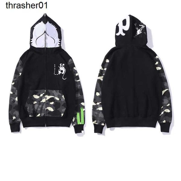 men's hoodies designer sweatshirts ape hoodie popular sharks pattern zip up hoodies quality jacket size s-3 fashion brand hoodie coat, Black
men's hoodies designer sweatshirts ape hoodie popular sharks pattern zip up hoodies quality jacket size s-3 fashion brand hoodie coat, Black