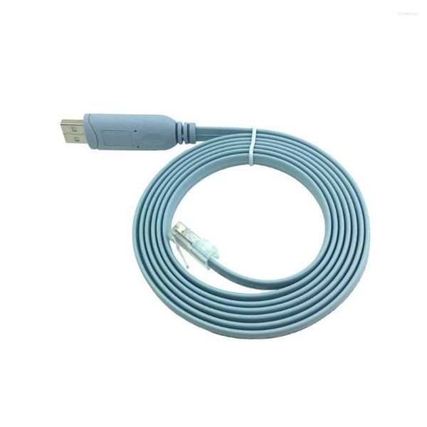 Image of Computer Cables 1.8M USB To RJ45 Console Cable Debug Line A7H5 For H3C Arba 9306 Huawei Router Rollover