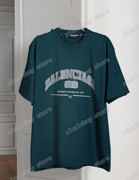 xinxinbuy men designer destroyed tee t shirt paris hole letters print short sleeve cotton women khaki white black xs-xl, Black;brown
xinxinbuy men designer destroyed tee t shirt paris hole letters print short sleeve cotton women khaki white black xs-xl, Black;brown