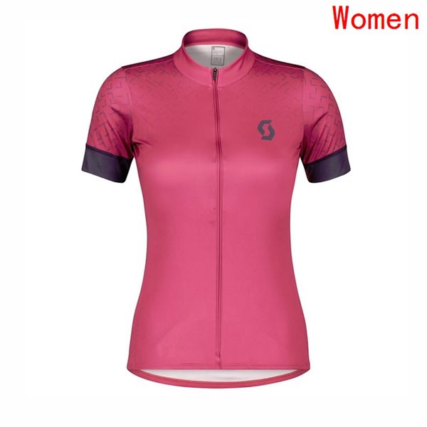 Image of Womens Cycling jersey SCOTT team 2022 Summer Quick-Dry Short Sleeve Tops MTB Bike Uniform Racing Clothing Road Bicycle shirt Y22120903