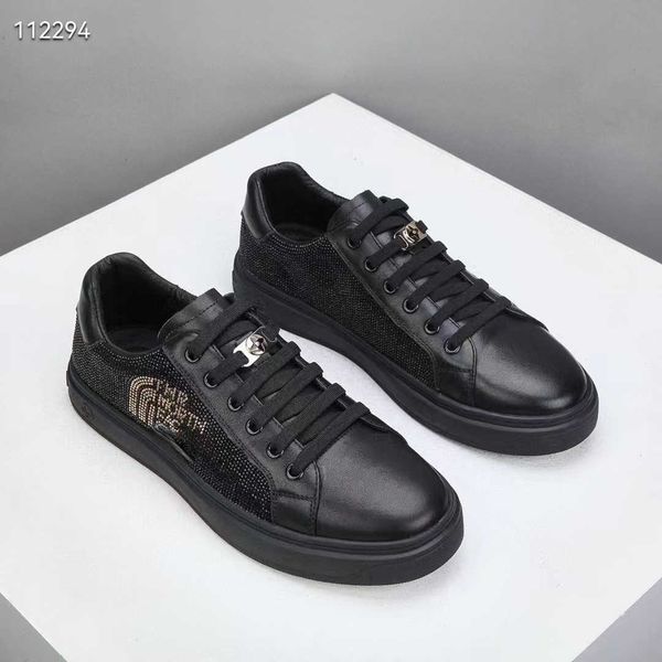 dress autumn 2022 new versatile board men's drill layer cowhide fashion casual leather shoes men, Black
dress autumn 2022 new versatile board men's drill layer cowhide fashion casual leather shoes men, Black