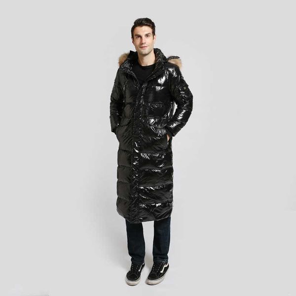 2022 outdoor extended large fur collar down jacket for men's oversized warm business windbreaker coat, Black
2022 outdoor extended large fur collar down jacket for men's oversized warm business windbreaker coat, Black