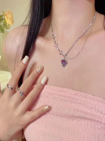 10year factory whole s925 silverpurple zircon necklace for lovers039 gifts come with dust bag1345005, Silver
10year factory whole s925 silverpurple zircon necklace for lovers039 gifts come with dust bag1345005, Silver