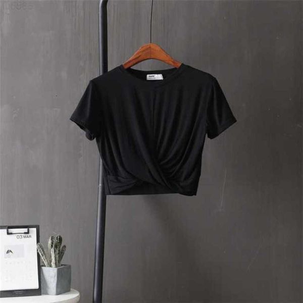 yoga short sleeve tshirt womens open navel fitness clothes running training quick drying sports d0p women's activewear active shirts &
yoga short sleeve tshirt womens open navel fitness clothes running training quick drying sports d0p women's activewear active shirts &