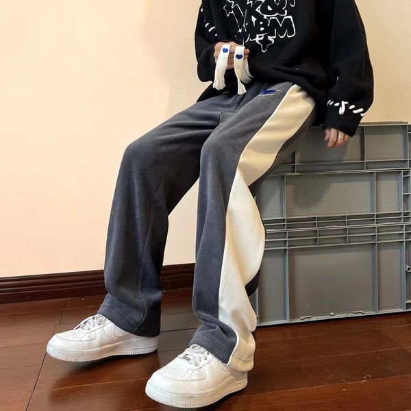 ader error women's pants & capris corduroy wide leg pants for women in autumn and winter look slim straight mop fashion casual sports, Black;white
ader error women's pants & capris corduroy wide leg pants for women in autumn and winter look slim straight mop fashion casual sports, Black;white
