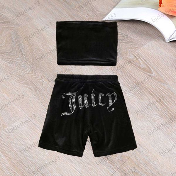 juicy tracksuit womens two piece pant pure color sleeveless chest wrap elastic-waisted drilling loose shorts fashion brand women clothes 4, White
juicy tracksuit womens two piece pant pure color sleeveless chest wrap elastic-waisted drilling loose shorts fashion brand women clothes 4, White