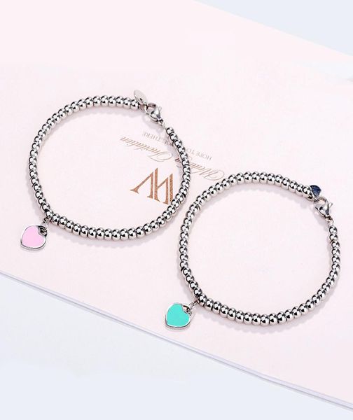 10mm heart bracelet women stainless steel 4mm beaded strands bracelets chain on hand gifts for girlfriend accessories pink red gre5246409, Black
10mm heart bracelet women stainless steel 4mm beaded strands bracelets chain on hand gifts for girlfriend accessories pink red gre5246409, Black