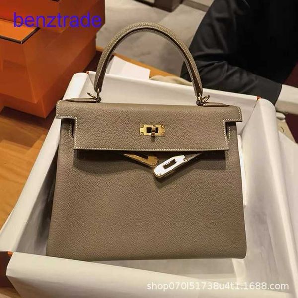 designer herme kely bags for women price bag 2022 new leather lychee pattern women's single shoulder diagonal hand hig