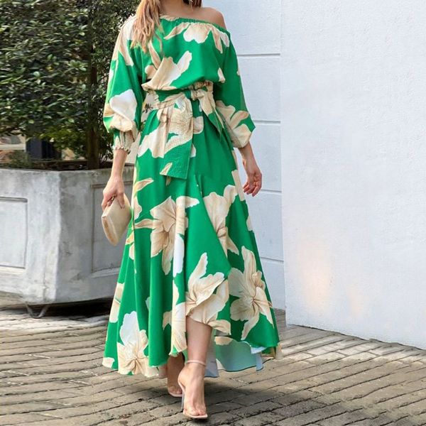 casual dresses ellafads women maxi dress fashion floral print lantern long sleeve lace up sloping shoulders high streetwear 221208, Black;gray
casual dresses ellafads women maxi dress fashion floral print lantern long sleeve lace up sloping shoulders high streetwear 221208, Black;gray