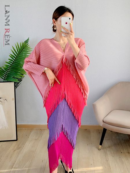 casual dresses lanmrem tassel patchwok color block dress for women pleated batwing sleeve midcalf fashion female 2023 summer 2n789 221208, Black;gray
casual dresses lanmrem tassel patchwok color block dress for women pleated batwing sleeve midcalf fashion female 2023 summer 2n789 221208, Black;gray