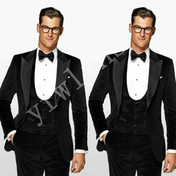 custom made men suits velveteen groom tuxedos shawl lapel groomsmen wedding/prom/dinner man blazer jacket pants vest w800, Black;gray
custom made men suits velveteen groom tuxedos shawl lapel groomsmen wedding/prom/dinner man blazer jacket pants vest w800, Black;gray