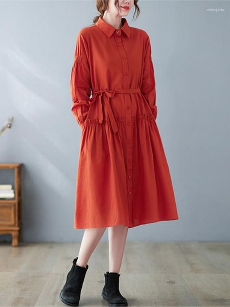 casual dresses large size women cotton linen dress 2022 spring autumn loose midi vintage ladies oversized clothing 8397, Black;gray
casual dresses large size women cotton linen dress 2022 spring autumn loose midi vintage ladies oversized clothing 8397, Black;gray