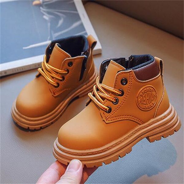 kids short boots pu leather autumn winter children fashion sports shoes boys girls classic martin boots rubber sole sneakers, Black;grey
kids short boots pu leather autumn winter children fashion sports shoes boys girls classic martin boots rubber sole sneakers, Black;grey