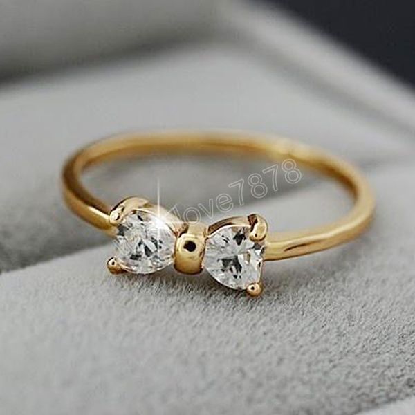 fashion women white gold color bowtie rings jewelry cubic zirconia wedding band ring for female valentine's day gift bijoux, Silver
fashion women white gold color bowtie rings jewelry cubic zirconia wedding band ring for female valentine's day gift bijoux, Silver