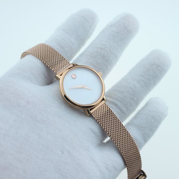 ladies casual watch small disc two pin quartz movement stainless steel watches, Slivery;brown
ladies casual watch small disc two pin quartz movement stainless steel watches, Slivery;brown