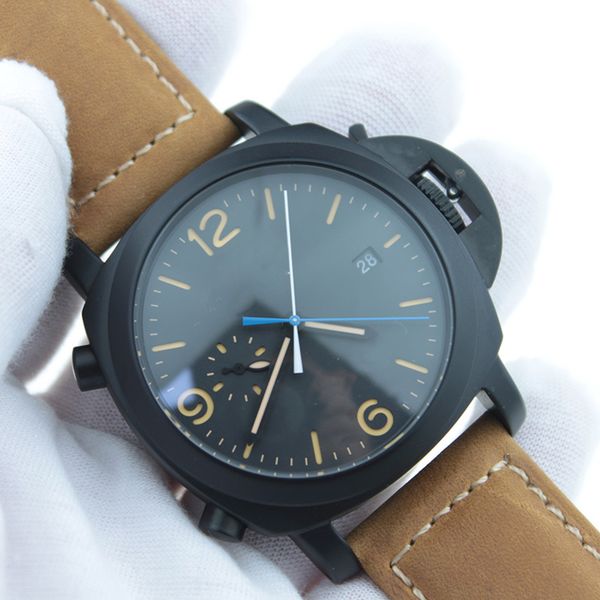 fashion men's automatic mechanical waterproof glow-in-the-dark calendar leather watch with large dial, Slivery;brown
fashion men's automatic mechanical waterproof glow-in-the-dark calendar leather watch with large dial, Slivery;brown