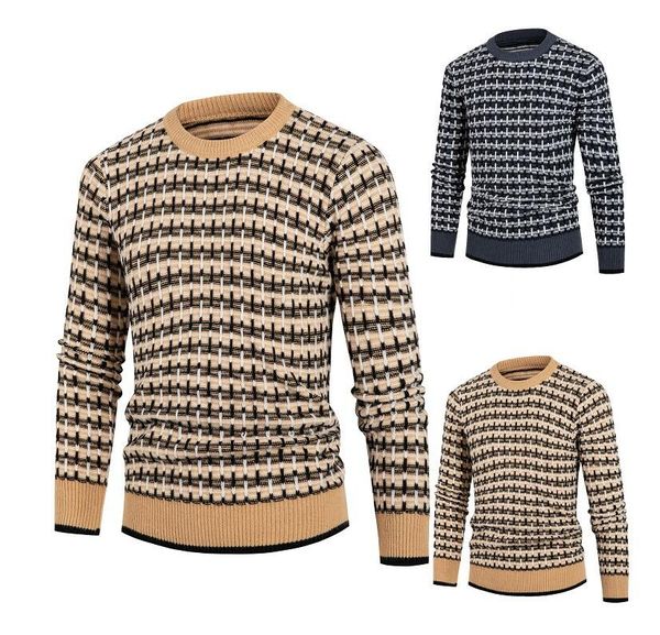 2023 men's sweaters new fall winter fashion retro o-neck cashmere sweater soft warm knitted pullovers casual sweaters, White;black
2023 men's sweaters new fall winter fashion retro o-neck cashmere sweater soft warm knitted pullovers casual sweaters, White;black