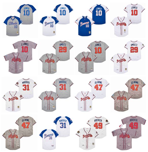 mitchell and ness throwback chipper jones baseball jersey braves cooperstown 29 john smoltz greg 31 maddux 47 tom glavine 49 john rocker 199, Blue;black
mitchell and ness throwback chipper jones baseball jersey braves cooperstown 29 john smoltz greg 31 maddux 47 tom glavine 49 john rocker 199, Blue;black