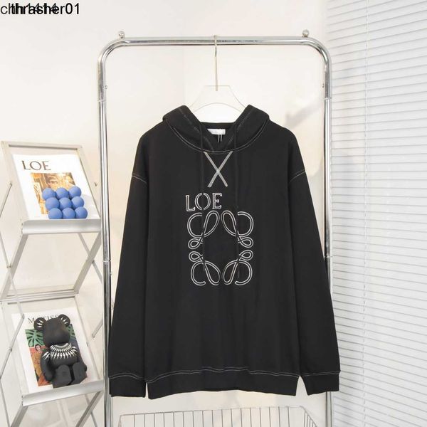men's hoodies designer sweatshirts fashion brand loewess autumn new style white letter embroidery hoodie, Black
men's hoodies designer sweatshirts fashion brand loewess autumn new style white letter embroidery hoodie, Black