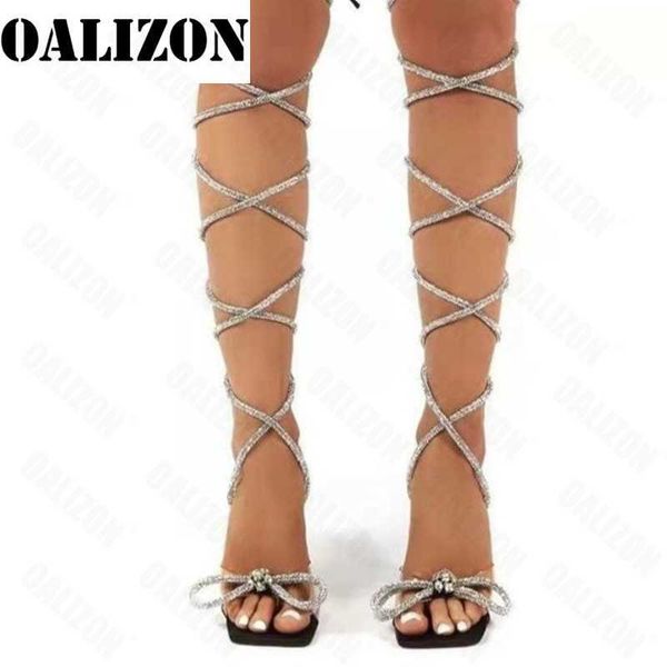 sandals summer 2022 new strappy thigh high sandals over the knee high heels women shoes fashion crystal bow party pumps lady slides t221230, Black
sandals summer 2022 new strappy thigh high sandals over the knee high heels women shoes fashion crystal bow party pumps lady slides t221230, Black