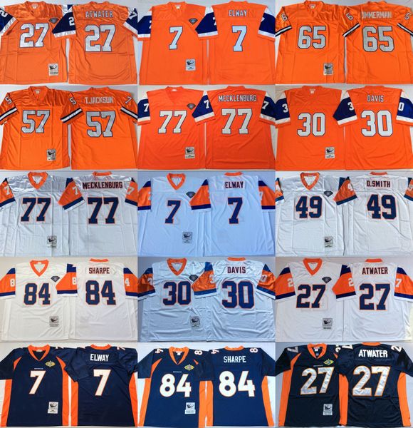 men vintage football 77 karl mecklenburg jerseys 57 tom jackson 65 gary zimmerman 49 dennis smith m&n blue orange white, Black;red
men vintage football 77 karl mecklenburg jerseys 57 tom jackson 65 gary zimmerman 49 dennis smith m&n blue orange white, Black;red