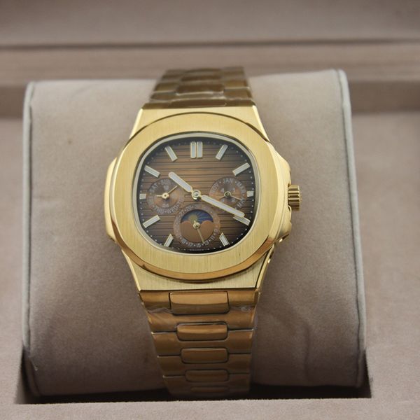 fashion light luxury men's watch moon phase automatic mechanical multifunctional watch stainless steel, Slivery;brown
fashion light luxury men's watch moon phase automatic mechanical multifunctional watch stainless steel, Slivery;brown