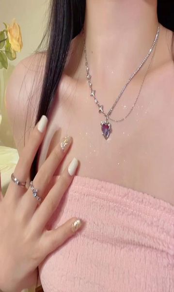 10year factory whole s925 silverpurple zircon necklace for lovers039 gifts come with dust bag6712745, Silver
10year factory whole s925 silverpurple zircon necklace for lovers039 gifts come with dust bag6712745, Silver