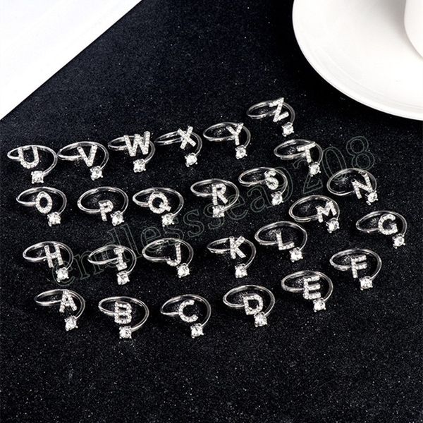 a-z letter adjustable opening rings for women girls alphabet name men initials ring wedding party rings fashion jewelry gifts, Silver
a-z letter adjustable opening rings for women girls alphabet name men initials ring wedding party rings fashion jewelry gifts, Silver