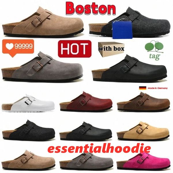 2022 birks boston clogs slippers leather wrapped head pull cork scraps flat sole designer slides lazy shoes lovers scuffs fashion luxury men, Black
2022 birks boston clogs slippers leather wrapped head pull cork scraps flat sole designer slides lazy shoes lovers scuffs fashion luxury men, Black