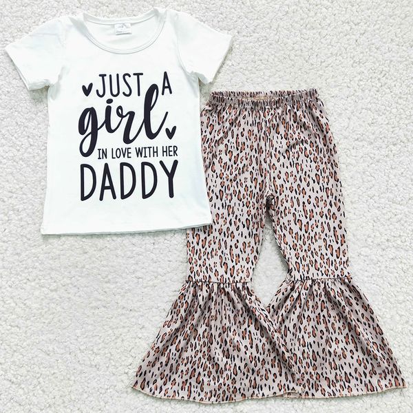 fashion baby girls clothes set kids short sleeve leopard bell bottom outfits just a girl in love with her daddy boutique children clothing o, White
fashion baby girls clothes set kids short sleeve leopard bell bottom outfits just a girl in love with her daddy boutique children clothing o, White