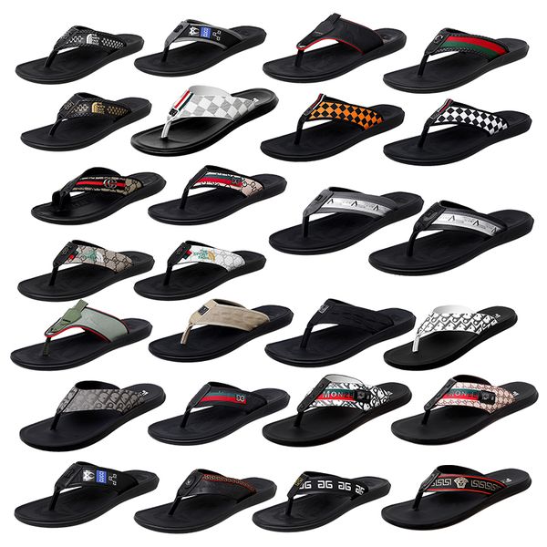 luxury brand leather slip on sandals designer flip flops flops lightweight beach flip flops rubber flats men's platform sneakers size 3, Black
luxury brand leather slip on sandals designer flip flops flops lightweight beach flip flops rubber flats men's platform sneakers size 3, Black