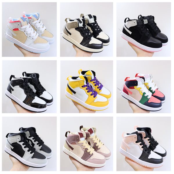 jump mans designers kids basketball shoes 1s 1 high boys girls athletic outdoor sneakers black white blue green children trainer size 22-37
jump mans designers kids basketball shoes 1s 1 high boys girls athletic outdoor sneakers black white blue green children trainer size 22-37