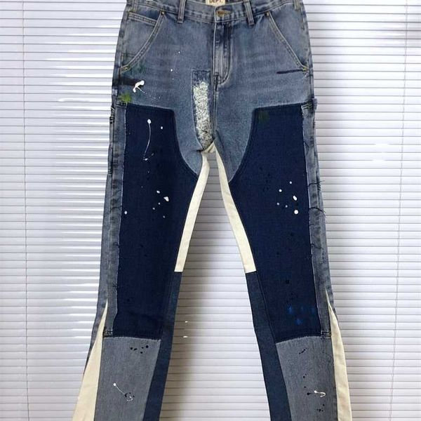 fashion galleryes casual pants dept graffiti ink splashing micro speaker deconstruction splicing wide leg tooling jeans men's virgil, Black
fashion galleryes casual pants dept graffiti ink splashing micro speaker deconstruction splicing wide leg tooling jeans men's virgil, Black