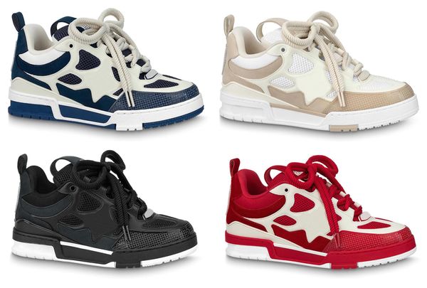 luxury trainer shoes designers skate sneaker genuine leather fashion black marine white red beige men women sports sneakers with original bo
luxury trainer shoes designers skate sneaker genuine leather fashion black marine white red beige men women sports sneakers with original bo